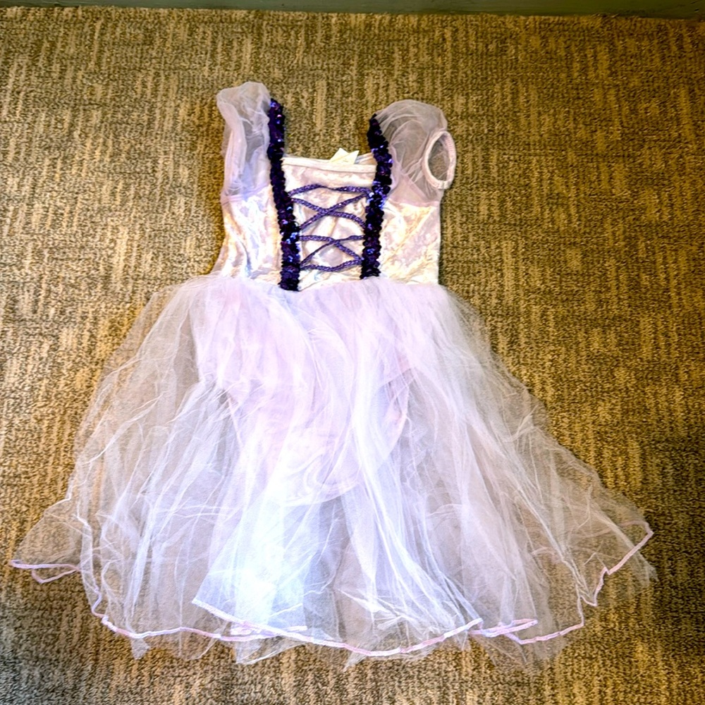 Girl's |  purple dance  dress